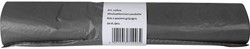 Vuilniszak 25 micron, ft 60 x 90 cm, 70 liter, grijs, rol van 20 stuks