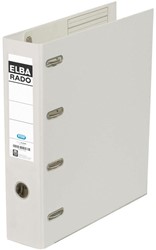 Elba Rado Plast classeur avec double mécanique, blanc, dos de 8 cm