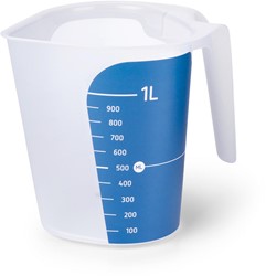 DBP gobelet gradué Cuisio 1 l, plastique, transparent