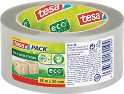 Tesapack eco & ultra strong ecologo, 50 mm x 66 m, transparant