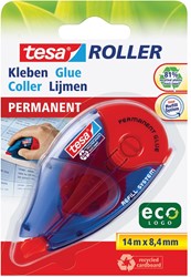 Tesa Roller navulbare lijmroller permanent ecoLogo, ft 8,4 mm x 14 m, op blister