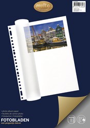 Multo papier photos, ft A4, 23-trous, paquet de 20 feuilles