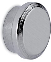 MAUL neodymium schijfmagneet, 16 mm, trekkracht 5 kg, voor glas- en whitebord, zilver, blister van 1 stuk-2