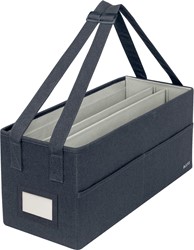 Leitz draagbare bureau organizer Hot Desking, met draagriemen, grijs