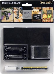 Securit petite ardoise ft A7, paquet de 20 pièces