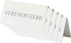 Securit panneau de table 'Geresveerd', paquet de 5 pièces