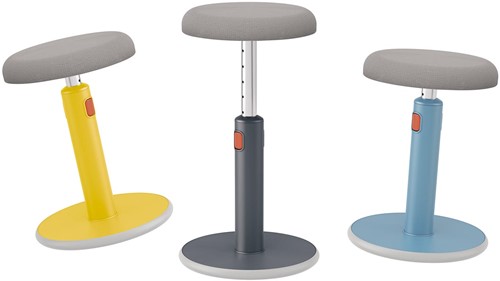 Leitz Ergo Cosy actieve Zit/Sta kruk, geel