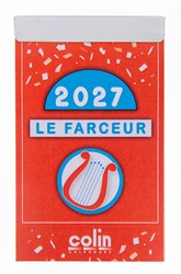Bloc éphéméride Le Farceur François Pirette 2027