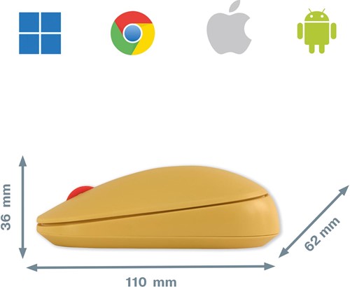 Leitz Cosy souris sans fil, jaune-2
