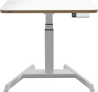 Leitz Ergo Zit/Sta bureau, ft blad 80 x 60 cm, elektrisch, op voet-2