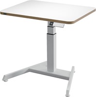 Leitz Ergo Zit/Sta bureau, ft blad 80 x 60 cm, elektrisch, op voet