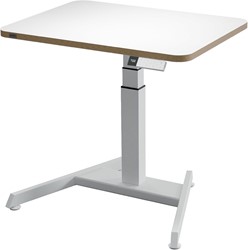 Leitz Ergo Zit/Sta bureau, ft blad 80 x 60 cm, elektrisch, op voet