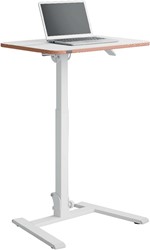 Leitz Ergo inklapbaar Zit/Sta bureau, ft blad 65 x 46 cm, manueel, op voet