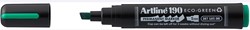 Artline marqueur permanent Drysafe 190 Eco-Green, 2-5 mm, point biseautée, vert
