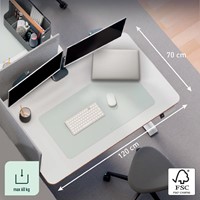 Leitz Ergo Zit/Sta bureau, ft blad 120 x 70 cm, elektrisch, op voet-2