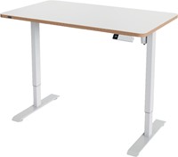 Leitz Ergo Zit/Sta bureau, ft blad 120 x 70 cm, elektrisch, op voet