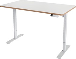 Leitz Ergo bureau assis/debout, ft plateau 140 x 80 cm, électrique, sur pied