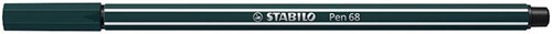 STABILO Pen 68 viltstift, aardegroen