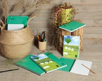 Clairefontaine FOREVER cahier spirale, recyclé, A5, 90g, 120 pages, ligné, assorti-1