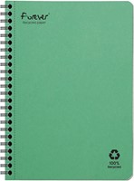 Clairefontaine FOREVER cahier spirale, recyclé, A5, 90g, 120 pages, ligné, assorti-2