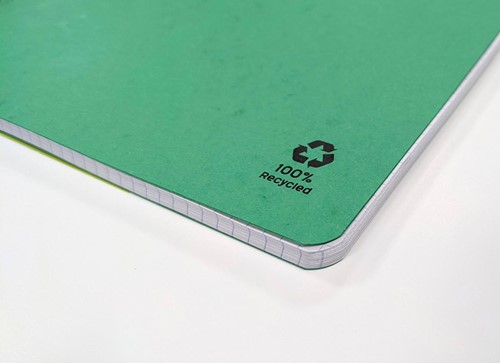 Clairefontaine FOREVER cahier spirale, recyclé, A5, 90g, 120 pages, ligné, assorti-2