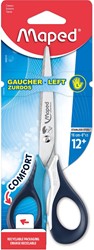 Maped schaar Sensoft, ft 16 cm, links, scherpe punt, RVS, geassorteerde kleuren, blister van 1 stuk