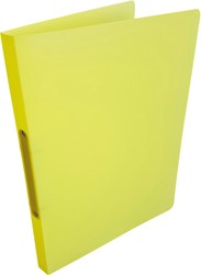 Alpha classeur à anneaux, pour ft A4, en PP, 2 anneaux de 16 mm, jaune
