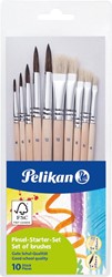 Pelikan set pinceaux , blister de 10 pièces