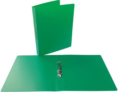 Alpha classeur à anneaux, pour ft A4, en PP, 2 anneaux de 25 mm, vert-2