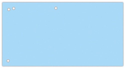 OFFICE products intercalaires, 240 x 105 mm, paquet de 100 pièces, bleu