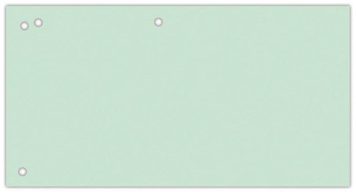 OFFICE products intercalaires, 240 x 105 mm, paquet de 100 pièces, vert