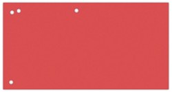 OFFICE products intercalaires, 240 x 105 mm, paquet de 100 pièces, rouge