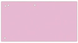 OFFICE products intercalaires, 240 x 105 mm, paquet de 100 pièces, rose
