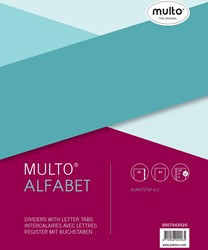 Multo intercalaires, ft A4, en PP, set A-Z