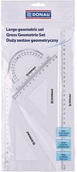 DONAU kit de dessin geometric, 4 pièces