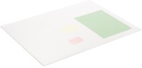 Durable schrijfonderlegger met siergroef, PP, ft  650 x 500 mm, transparant wit-2