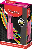 Maped markeerstift Fluo'Peps Classic roze