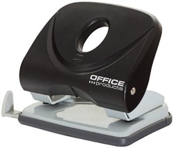 OFFICE products perforateur, 30 feuilles, en PP, noir