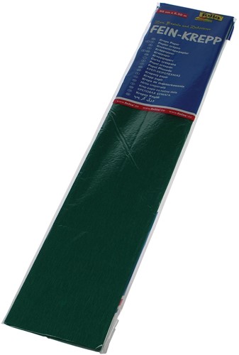Folia papier crépon, ft 250 x 50 cm, 32 grammes, vert mousse