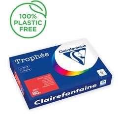 Clairefontaine A3 80g koraalrood 8375 FSC