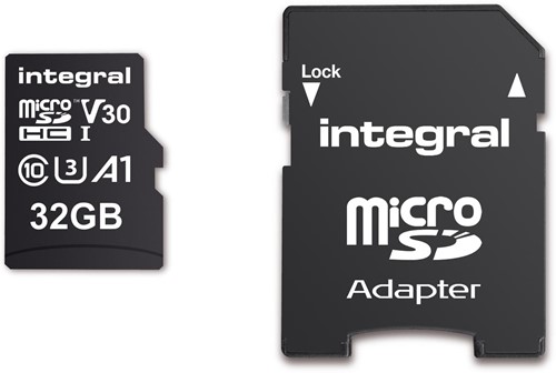 Integral carte mémoire microSDXC V30, 32 Go