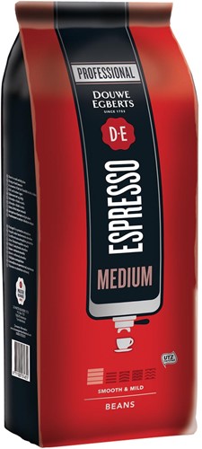 Douwe Egberts café en grains, Espresso Medium, paquet de 1 kg
