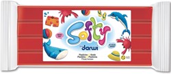 Darwi pâte à modeler Softy, rouge