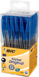 Bic balpen Cristal, doos met 50 stuks, blauw