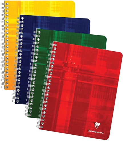 Clairefontaine cahier, ft 16,5 x 21 cm, 120 pages, quadrillé 5 mm, avec marge