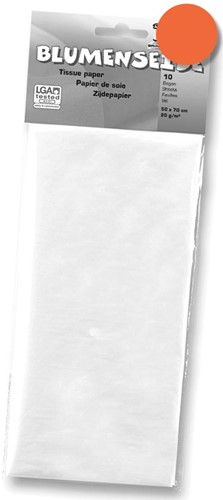 Folia zijdepapier oranje