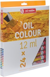 Talens Art Creation olieverf tube van 12 ml, set van 24 tubes in geassorteerde kleuren