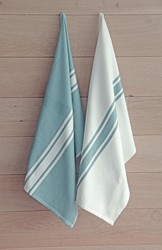 Essuie-mains Payton, ft 50 x 70 cm, rayé, minéral, paquet de 6 pièces