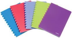 Atoma Trendy cahier, ft A4, 144 pages, PP, commercieel quadrillé, couleurs assorties
