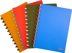 Atoma Nature schrift, ft A4, 144 bladzijden, gelijnd, geassorteerde kleuren
